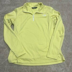 The North Face Jacket Womens Large Fleece 1/4  Zip Hiking Casual Preppy sweater